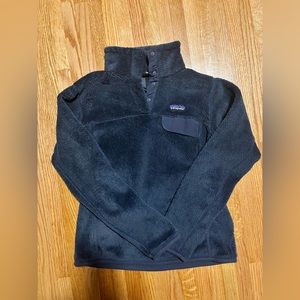 Navy Patagonia Fleece Top